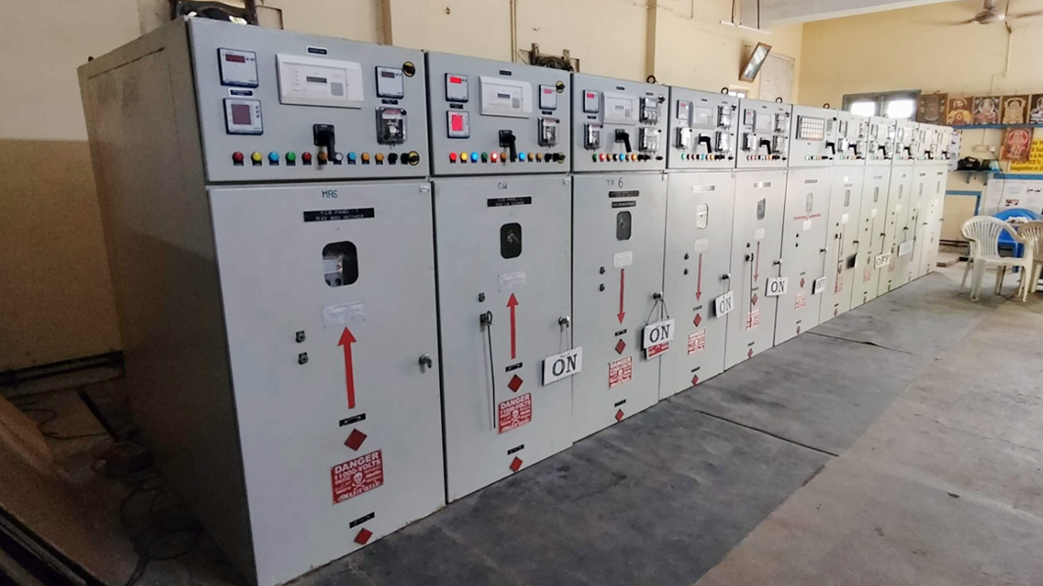 11KV 630 A Indoor 10 panel VCB